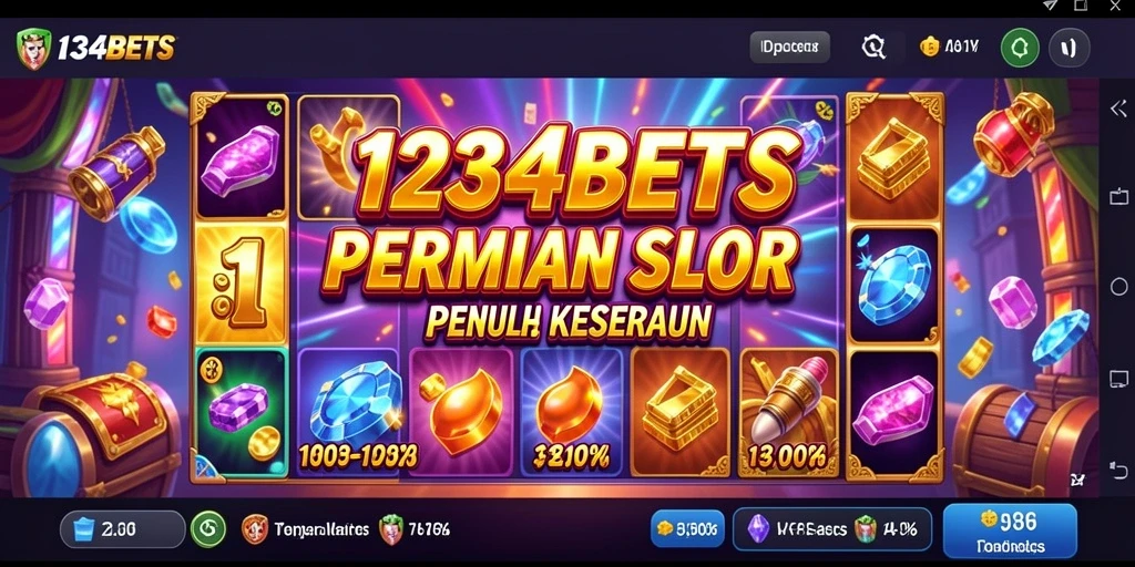 Tampilan menakjubkan dari gameplay Slot 1234BETS.