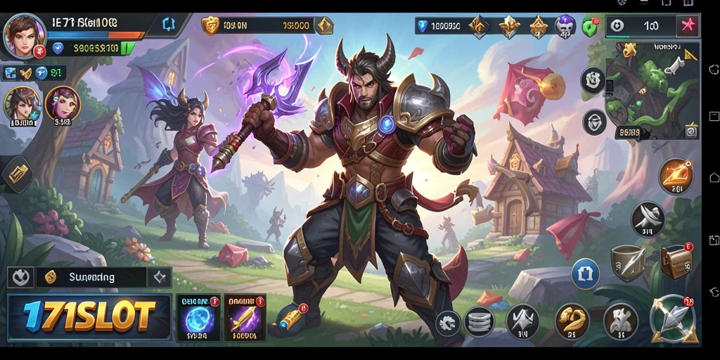 Tampilan gameplay menarik dari 171SLOT saat menjelajahi dunia MMORPG.