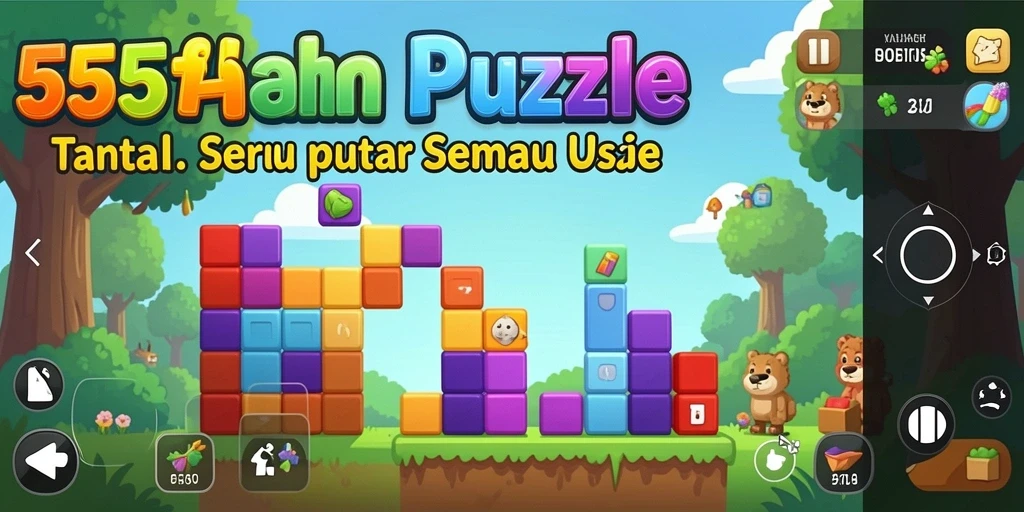 Gameplay menarik dari 555F menantang daya pikir Anda.