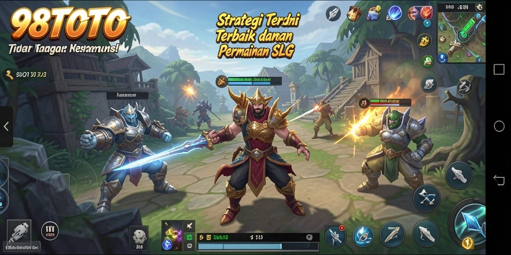 Tampilan menarik gameplay SLG 98TOTO yang menantang.
