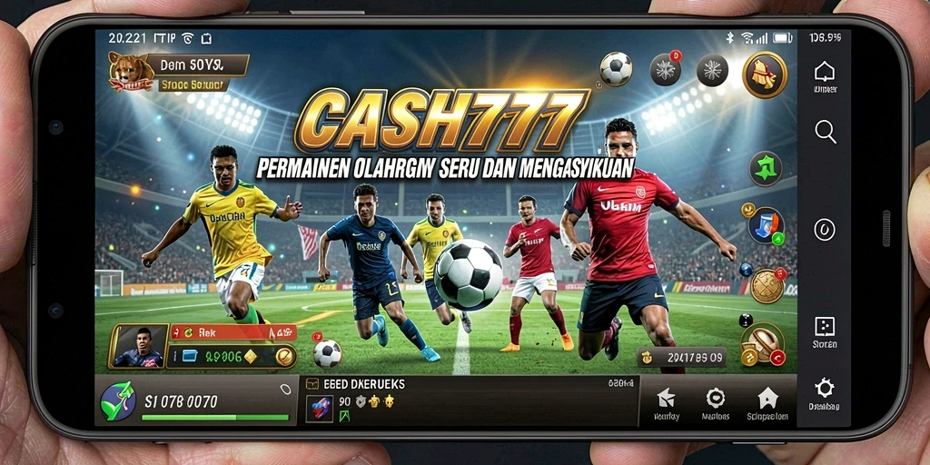 Tampilan seru gameplay <strong>CASH777</strong> dengan aksi mendebarkan olahraga.