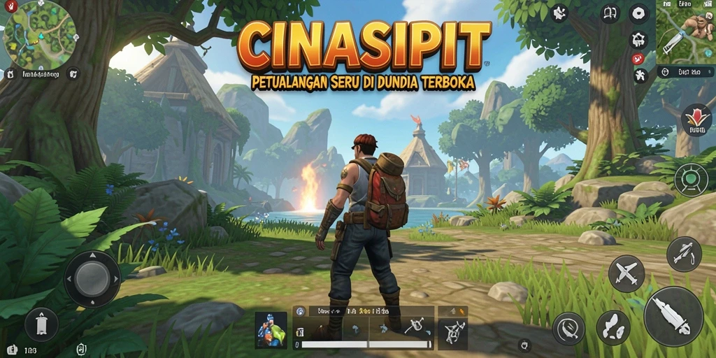 Tampilan gameplay Open World yang mendebarkan dalam CINASIPIT.