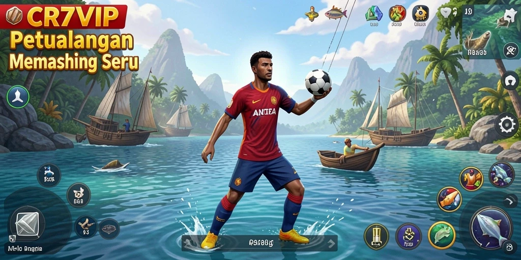 Menampilkan gameplay mendebarkan dalam petualangan memancing.