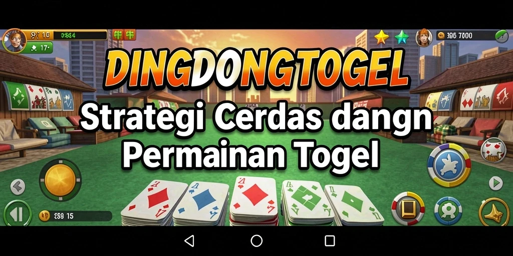 Tampilan gameplay DINGDONGTOGEL yang menampilkan strategi pemilihan angka.