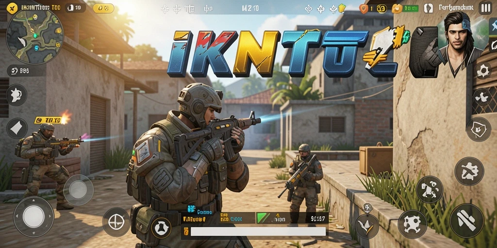 Screenshot menampilkan aksi seru dalam IKNTOTO game TPS.