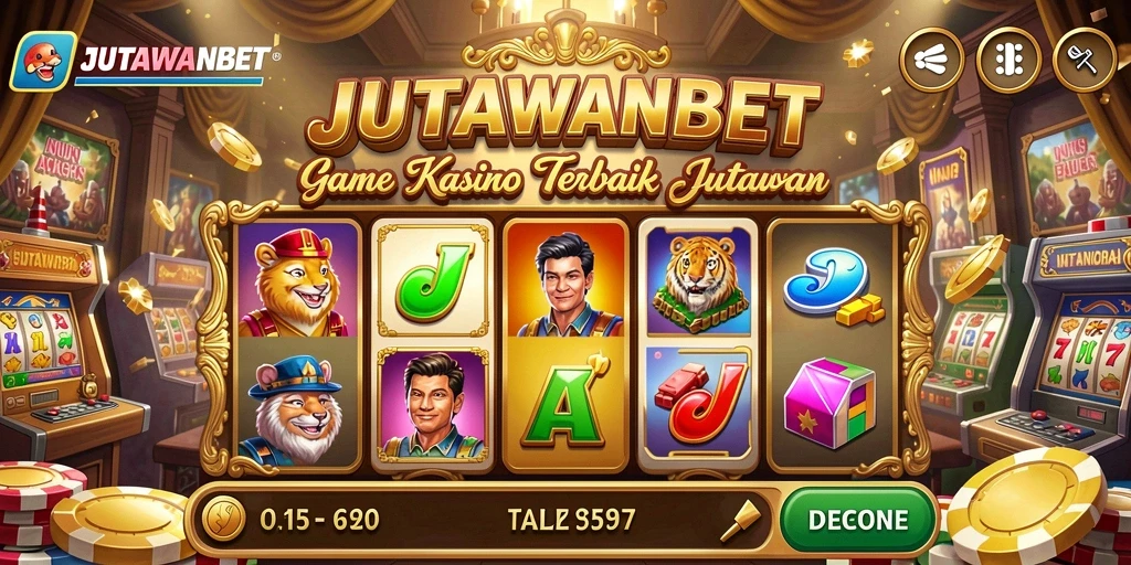 Tampilan menarik dari gameplay JUTAWANBET yang penuh dengan keseruan kasino.