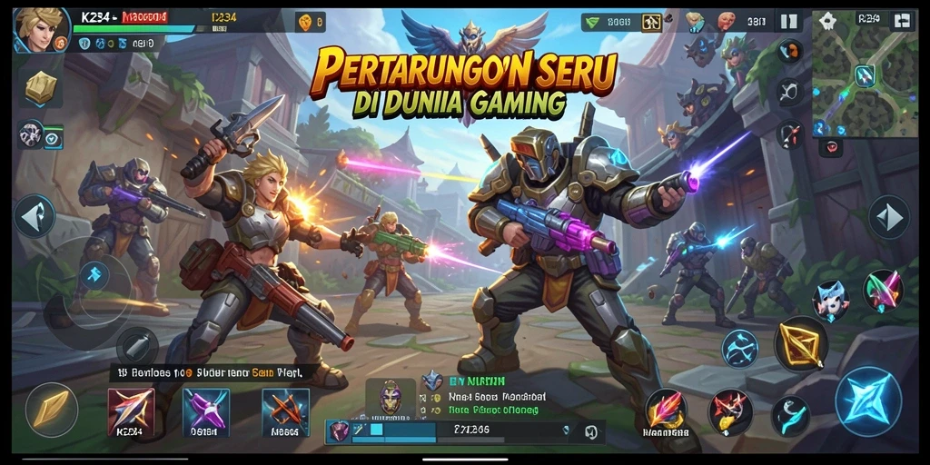 Tangkapan layar K234 yang menampilkan aksi pertarungan yang mendebarkan dan animasi menawan.