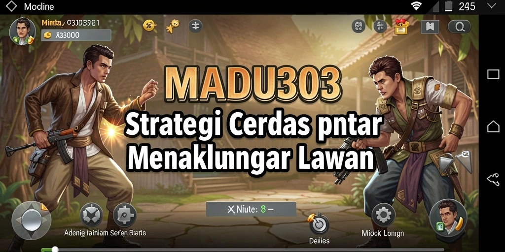 Gameplay menarik dari MADU303 dengan taktik strategis yang mendebarkan.