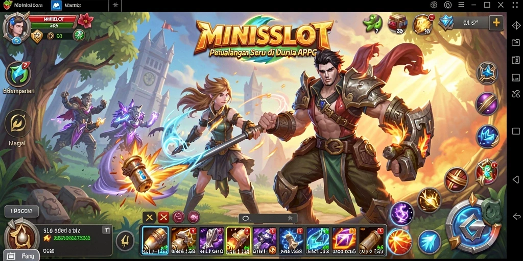 Tampilan gameplay seru yang menampilkan aksi ARPG di MINISLOT.