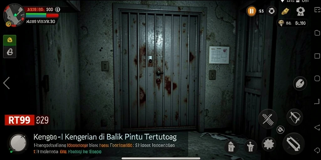 Screenshot menunjukkan suasana mencekam dalam gameplay RT99.