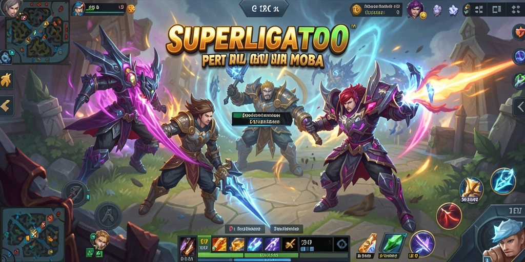 Tampilan seru gameplay paduan strategi dalam <strong>SUPERLIGATOTO</strong>.