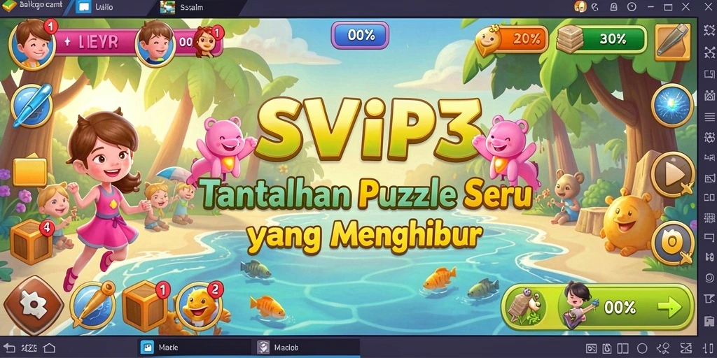 Tampilan gameplay SVIP3 yang menarik dan penuh tantangan.