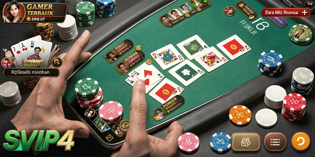 Tampilan gameplay SVIP4 yang seru dan mendebarkan.