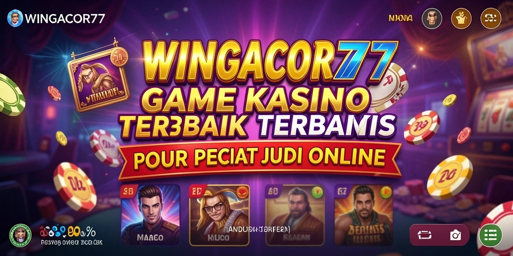 Tampilan permainan Kasino WINGACOR77 yang seru dan interaktif.
